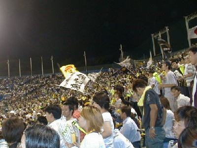 野球観戦の写真